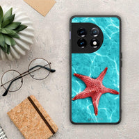 Thumbnail for Θήκη OnePlus 11 5G Red Starfish από τη Smartfits με σχέδιο στο πίσω μέρος και μαύρο περίβλημα | OnePlus 11 5G Red Starfish Case with Colorful Back and Black Bezels