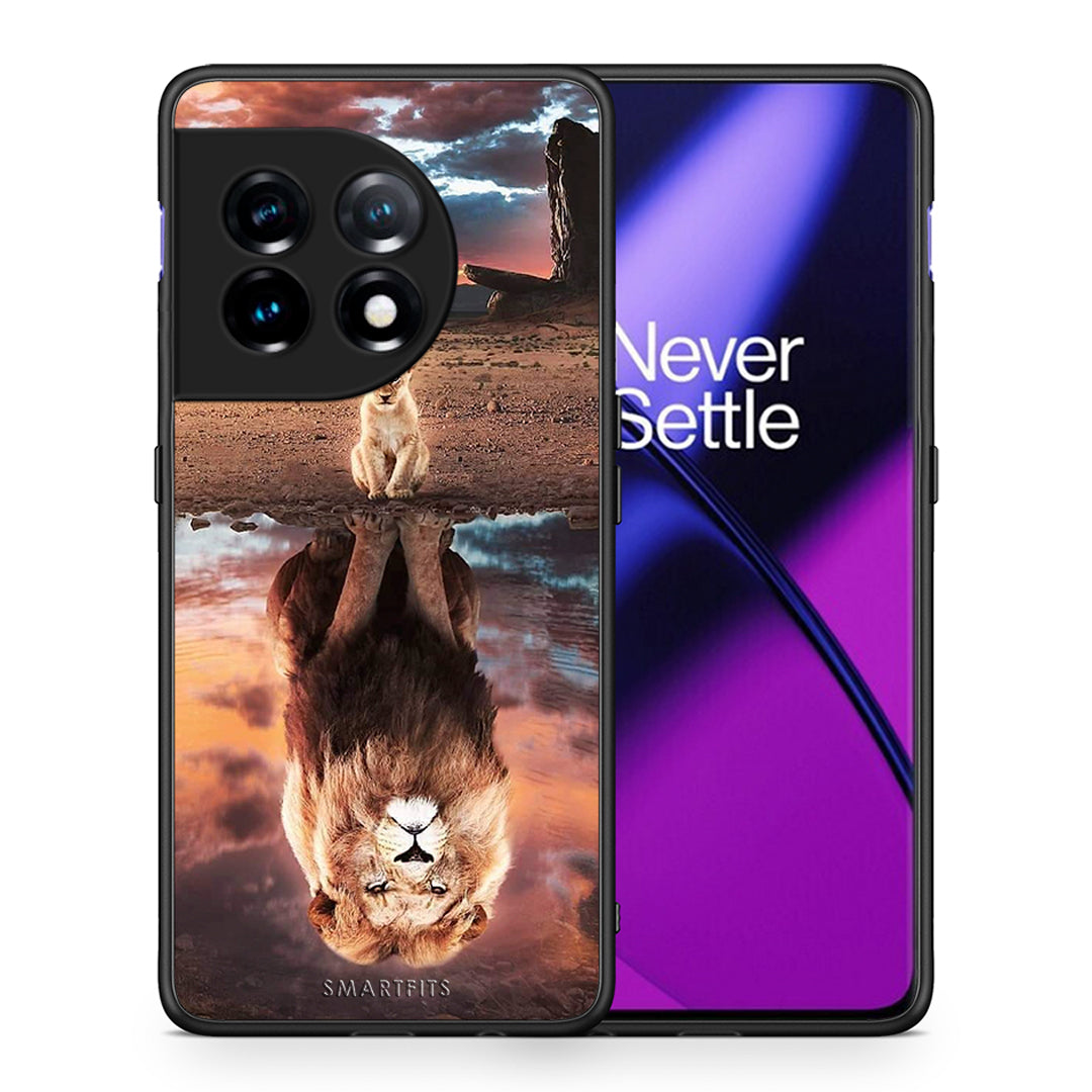 Θήκη OnePlus 11 5G Sunset Dreams από τη Smartfits με σχέδιο στο πίσω μέρος και μαύρο περίβλημα | OnePlus 11 5G Sunset Dreams Case with Colorful Back and Black Bezels