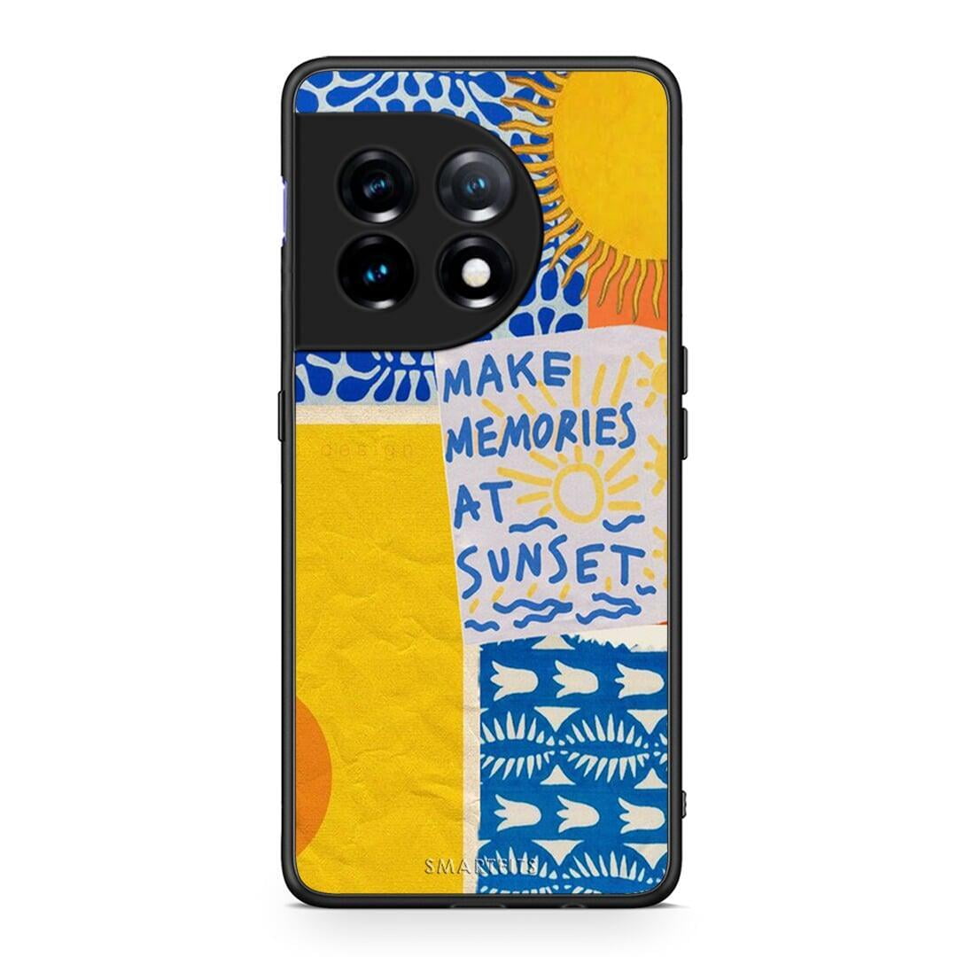 Θήκη OnePlus 11R / ACE 2 5G Sunset Memories από τη Smartfits με σχέδιο στο πίσω μέρος και μαύρο περίβλημα | OnePlus 11R / ACE 2 5G Sunset Memories Case with Colorful Back and Black Bezels