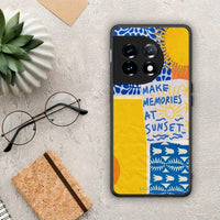 Thumbnail for Θήκη OnePlus 11 5G Sunset Memories από τη Smartfits με σχέδιο στο πίσω μέρος και μαύρο περίβλημα | OnePlus 11 5G Sunset Memories Case with Colorful Back and Black Bezels