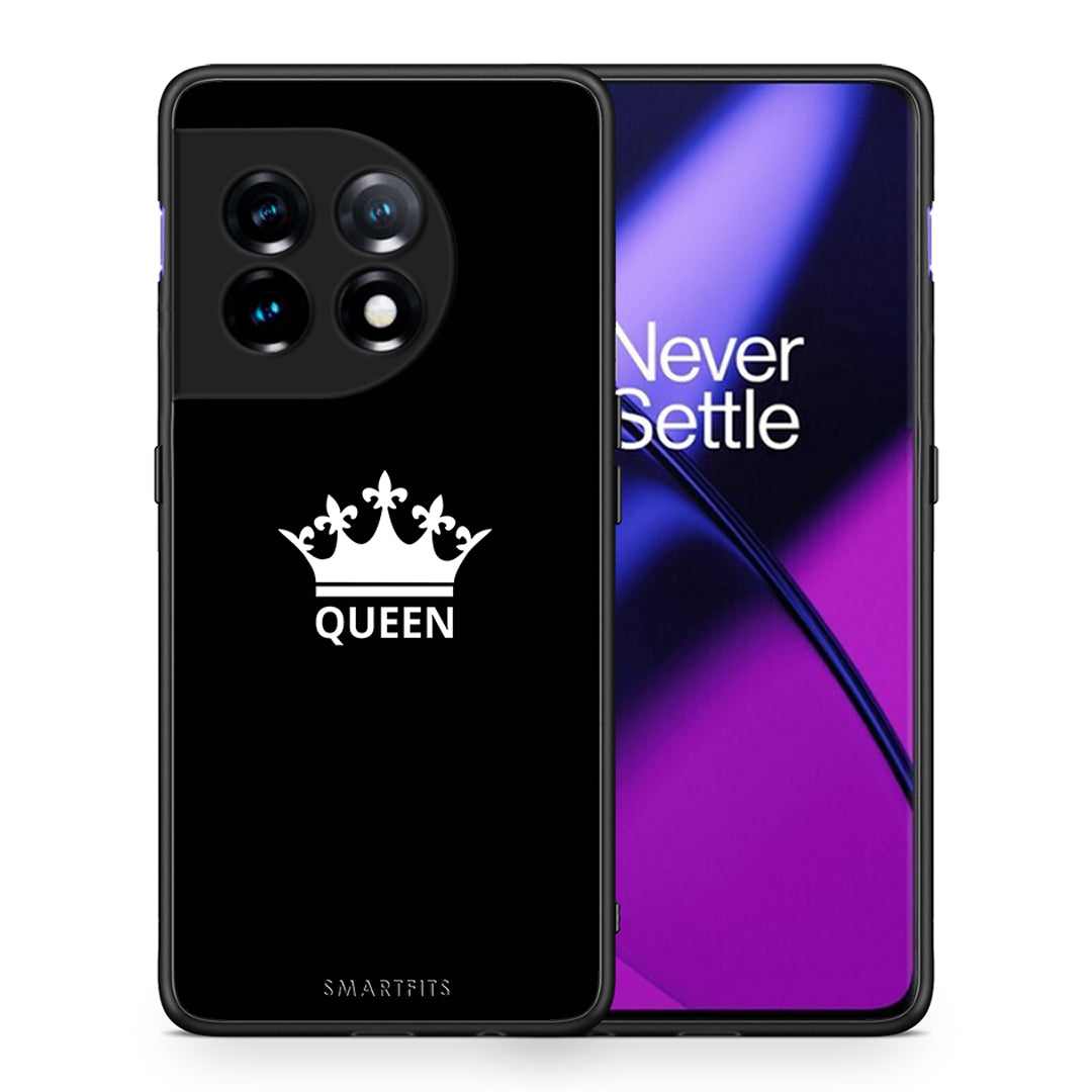 Θήκη OnePlus 11R / ACE 2 5G Valentine Queen από τη Smartfits με σχέδιο στο πίσω μέρος και μαύρο περίβλημα | OnePlus 11R / ACE 2 5G Valentine Queen Case with Colorful Back and Black Bezels