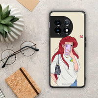 Thumbnail for Θήκη OnePlus 11 5G Walking Mermaid από τη Smartfits με σχέδιο στο πίσω μέρος και μαύρο περίβλημα | OnePlus 11 5G Walking Mermaid Case with Colorful Back and Black Bezels