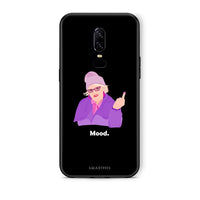 Thumbnail for OnePlus 6 Grandma Mood Black θήκη από τη Smartfits με σχέδιο στο πίσω μέρος και μαύρο περίβλημα | Smartphone case with colorful back and black bezels by Smartfits