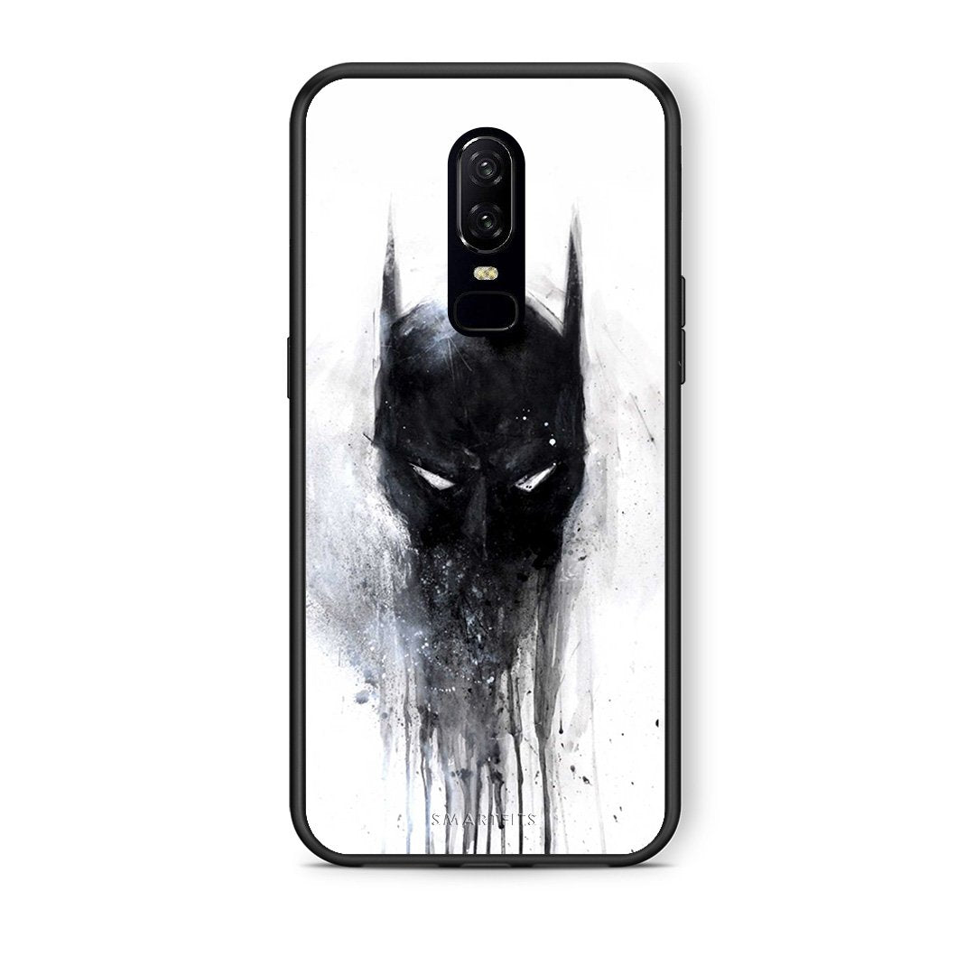 4 - OnePlus 6 Paint Bat Hero case, cover, bumper