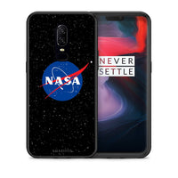 Thumbnail for Θήκη OnePlus 6 NASA PopArt από τη Smartfits με σχέδιο στο πίσω μέρος και μαύρο περίβλημα | OnePlus 6 NASA PopArt case with colorful back and black bezels
