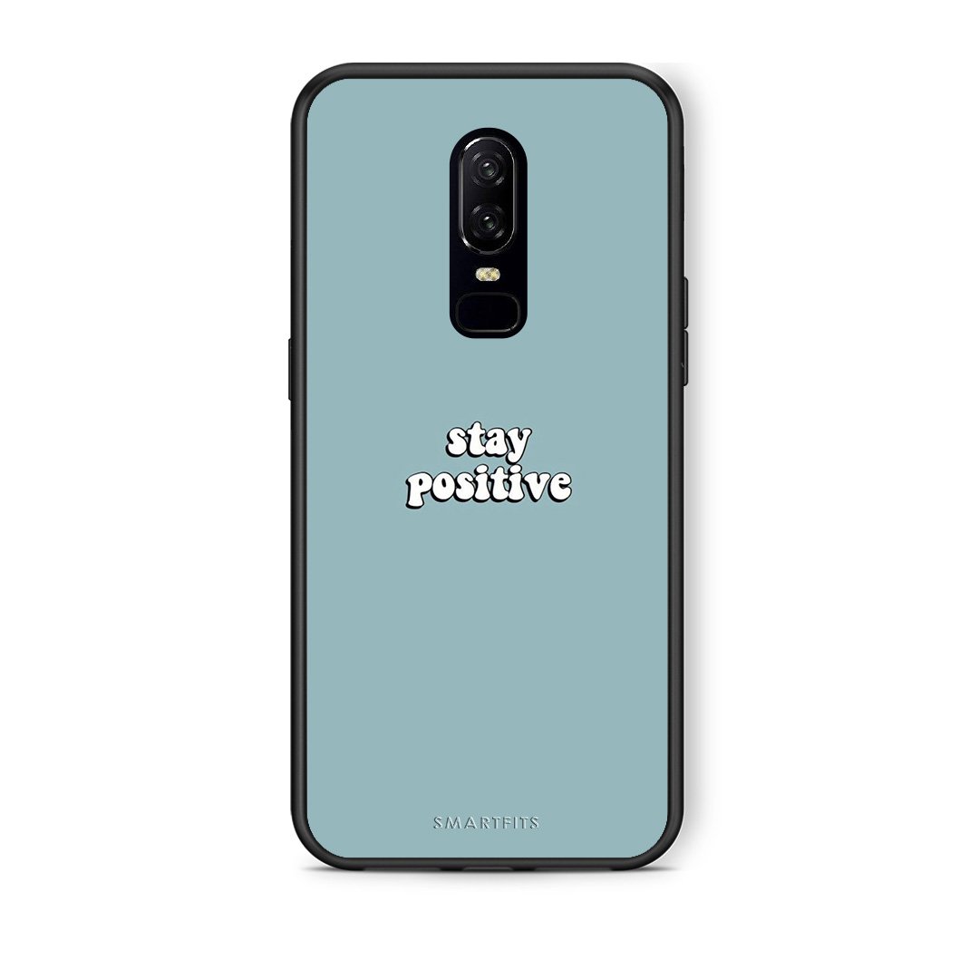 4 - OnePlus 6 Positive Text case, cover, bumper