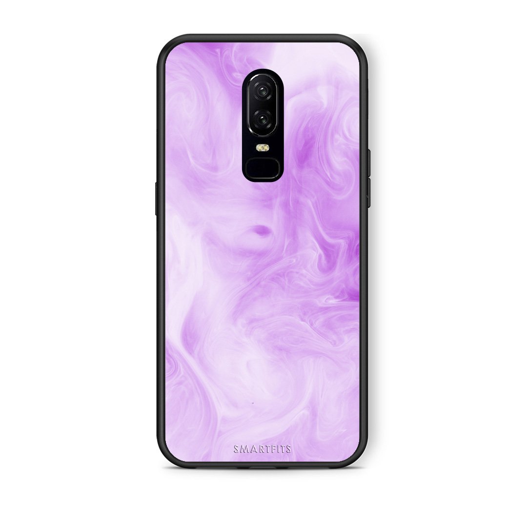 99 - OnePlus 6 Watercolor Lavender case, cover, bumper