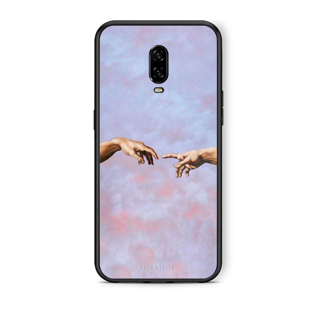 OnePlus 6T Adam Hand θήκη από τη Smartfits με σχέδιο στο πίσω μέρος και μαύρο περίβλημα | Smartphone case with colorful back and black bezels by Smartfits