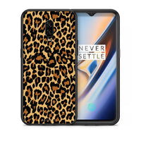 Thumbnail for Θήκη OnePlus 6T Leopard Animal από τη Smartfits με σχέδιο στο πίσω μέρος και μαύρο περίβλημα | OnePlus 6T Leopard Animal case with colorful back and black bezels