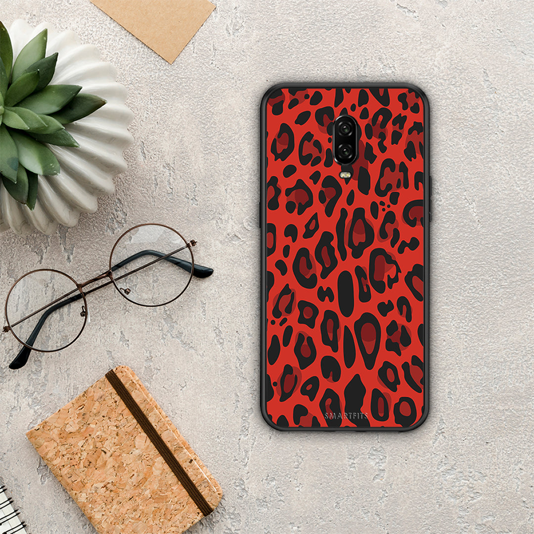 Animal Red Leopard - OnePlus 6T case