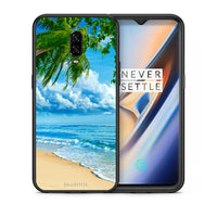 Thumbnail for Θήκη OnePlus 6T Beautiful Beach από τη Smartfits με σχέδιο στο πίσω μέρος και μαύρο περίβλημα | OnePlus 6T Beautiful Beach case with colorful back and black bezels