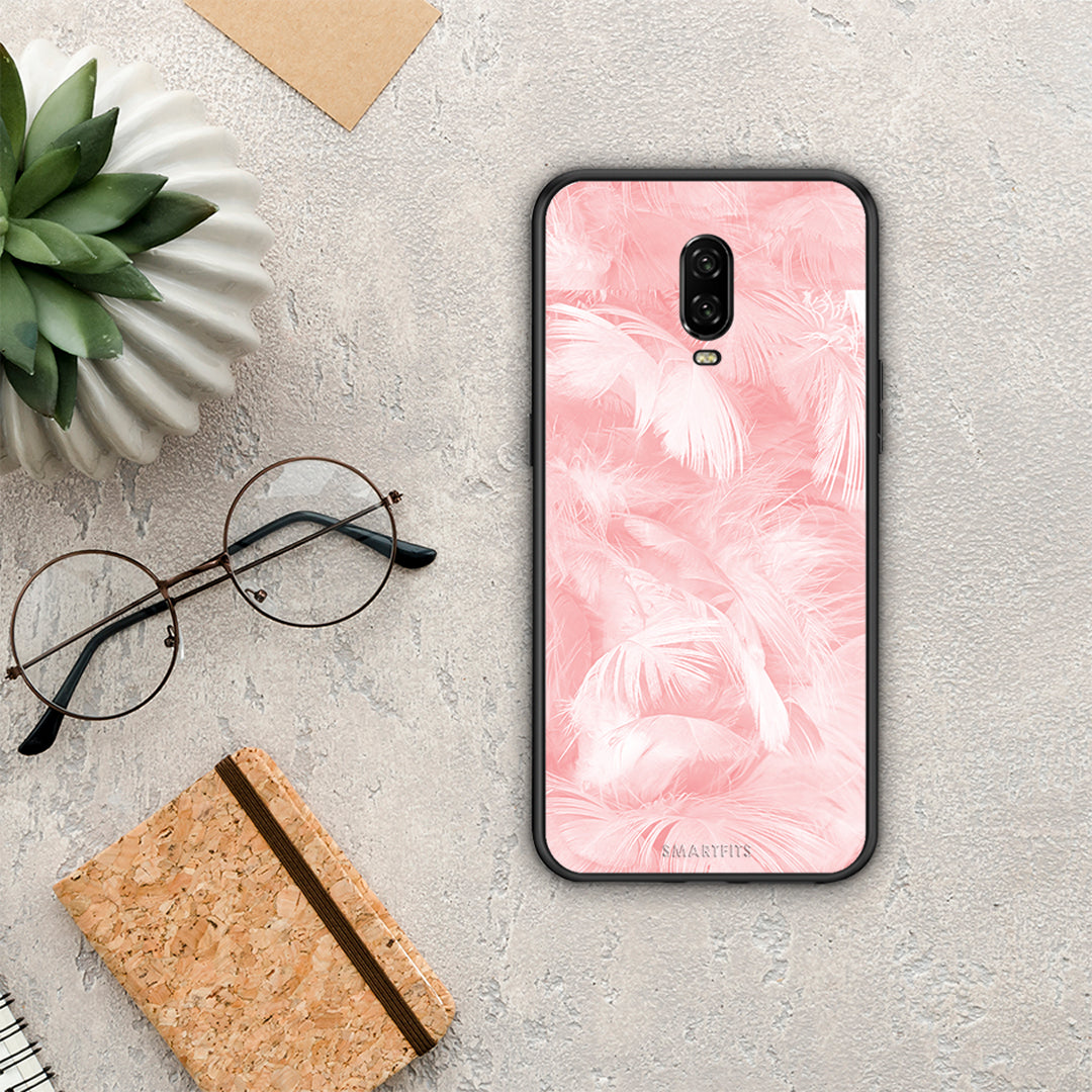 Boho Pink Feather - OnePlus 6T case