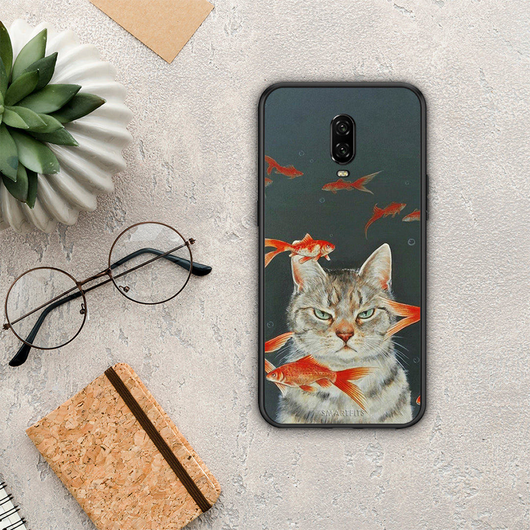 Cat Goldfish - OnePlus 6T θήκη