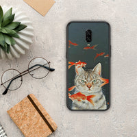 Thumbnail for Cat Goldfish - OnePlus 6T θήκη