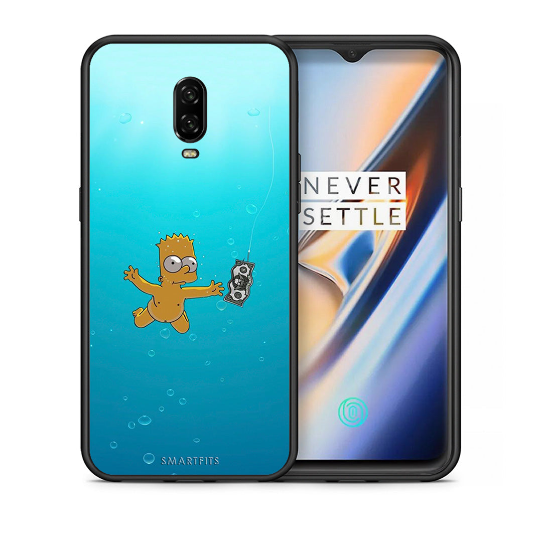 Θήκη OnePlus 6T Chasing Money από τη Smartfits με σχέδιο στο πίσω μέρος και μαύρο περίβλημα | OnePlus 6T Chasing Money case with colorful back and black bezels