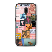 Thumbnail for OnePlus 6T Collage Bitchin Θήκη Αγίου Βαλεντίνου από τη Smartfits με σχέδιο στο πίσω μέρος και μαύρο περίβλημα | Smartphone case with colorful back and black bezels by Smartfits