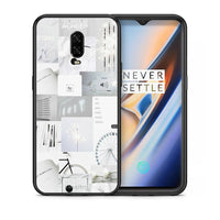 Thumbnail for Θήκη Αγίου Βαλεντίνου OnePlus 6T Collage Make Me Wonder από τη Smartfits με σχέδιο στο πίσω μέρος και μαύρο περίβλημα | OnePlus 6T Collage Make Me Wonder case with colorful back and black bezels