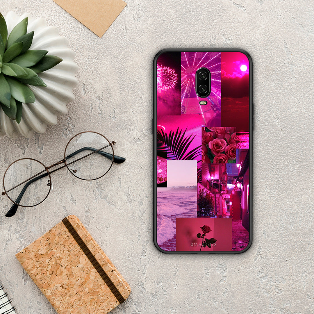 Collage Red Roses - OnePlus 6T case