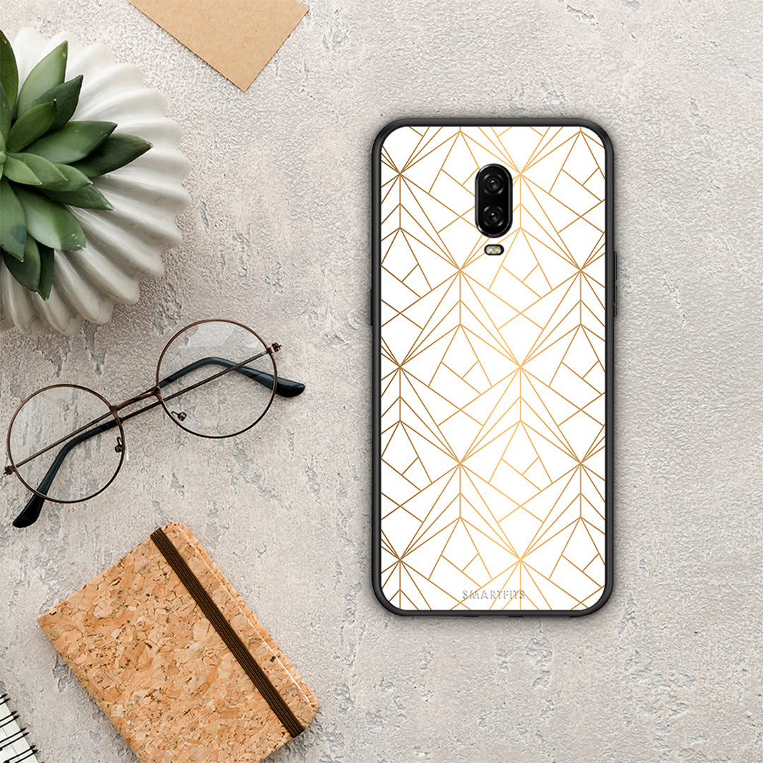 Geometric Luxury White - OnePlus 6T case