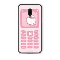 Thumbnail for OnePlus 6T Hello Kitten Θήκη Αγίου Βαλεντίνου από τη Smartfits με σχέδιο στο πίσω μέρος και μαύρο περίβλημα | Smartphone case with colorful back and black bezels by Smartfits