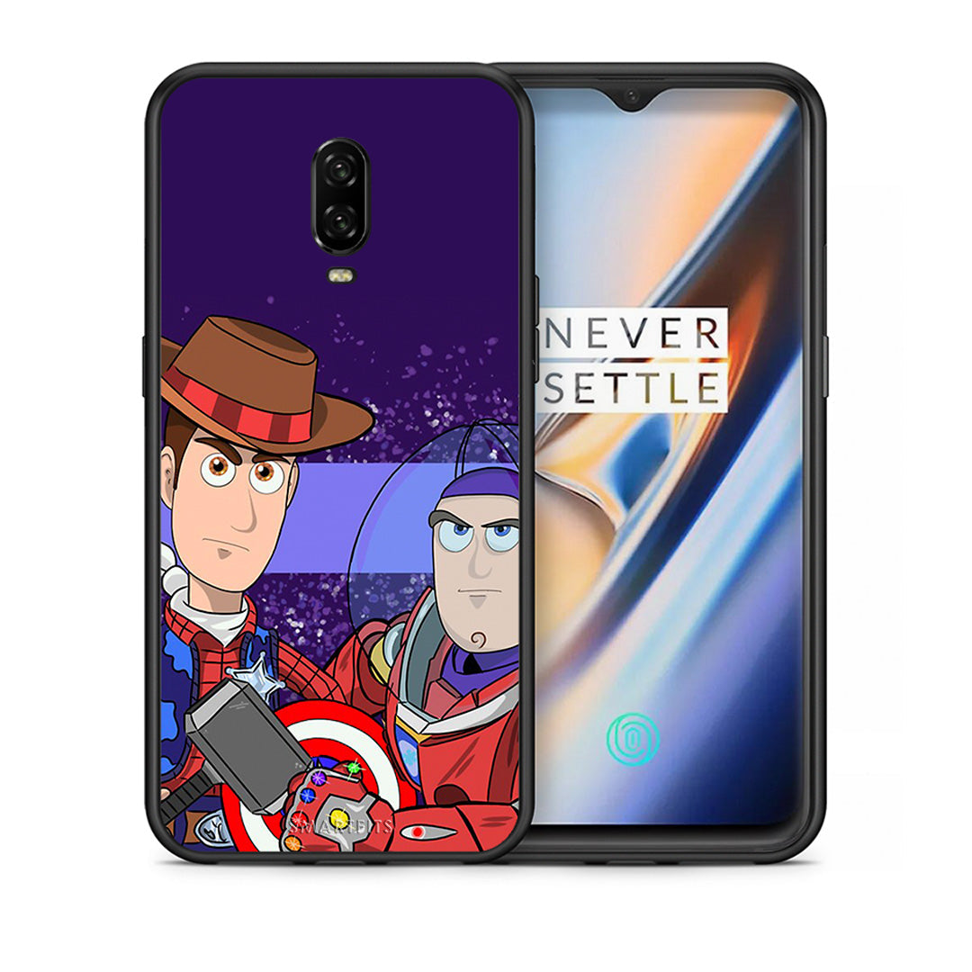 Θήκη OnePlus 6T Infinity Story από τη Smartfits με σχέδιο στο πίσω μέρος και μαύρο περίβλημα | OnePlus 6T Infinity Story case with colorful back and black bezels