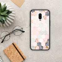 Thumbnail for Marble Hexagon Pink - OnePlus 6T case