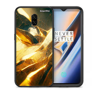 Thumbnail for Θήκη OnePlus 6T Real Gold από τη Smartfits με σχέδιο στο πίσω μέρος και μαύρο περίβλημα | OnePlus 6T Real Gold case with colorful back and black bezels