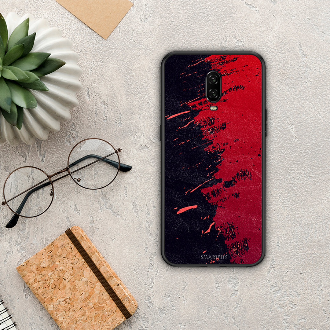 Red Paint - OnePlus 6T case