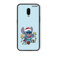 Thumbnail for OnePlus 6T Santa Stich θήκη από τη Smartfits με σχέδιο στο πίσω μέρος και μαύρο περίβλημα | Smartphone case with colorful back and black bezels by Smartfits