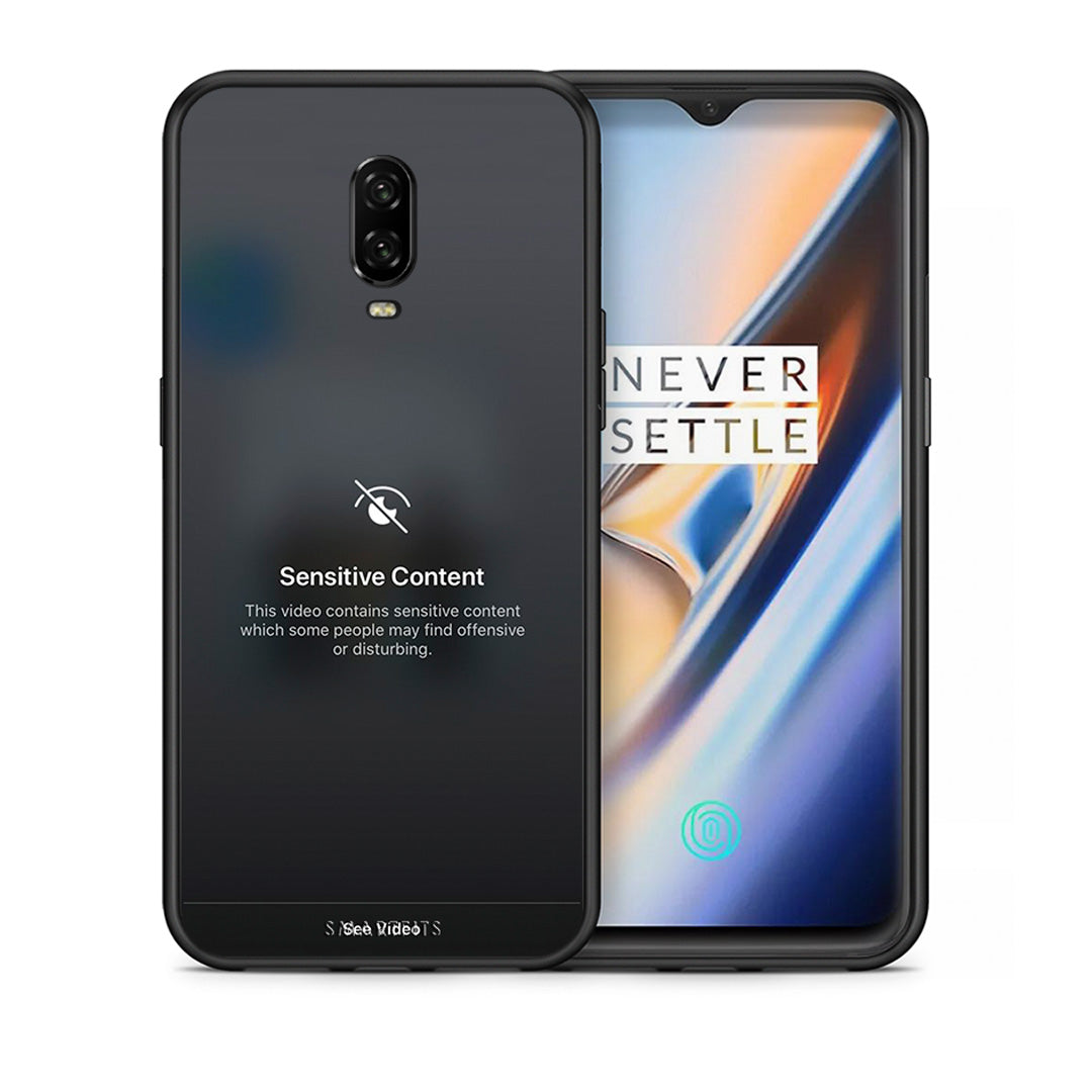 Θήκη OnePlus 6T Sensitive Content από τη Smartfits με σχέδιο στο πίσω μέρος και μαύρο περίβλημα | OnePlus 6T Sensitive Content case with colorful back and black bezels