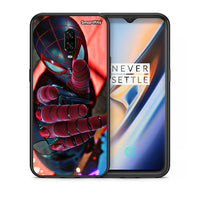 Thumbnail for Θήκη OnePlus 6T Spider Hand από τη Smartfits με σχέδιο στο πίσω μέρος και μαύρο περίβλημα | OnePlus 6T Spider Hand case with colorful back and black bezels