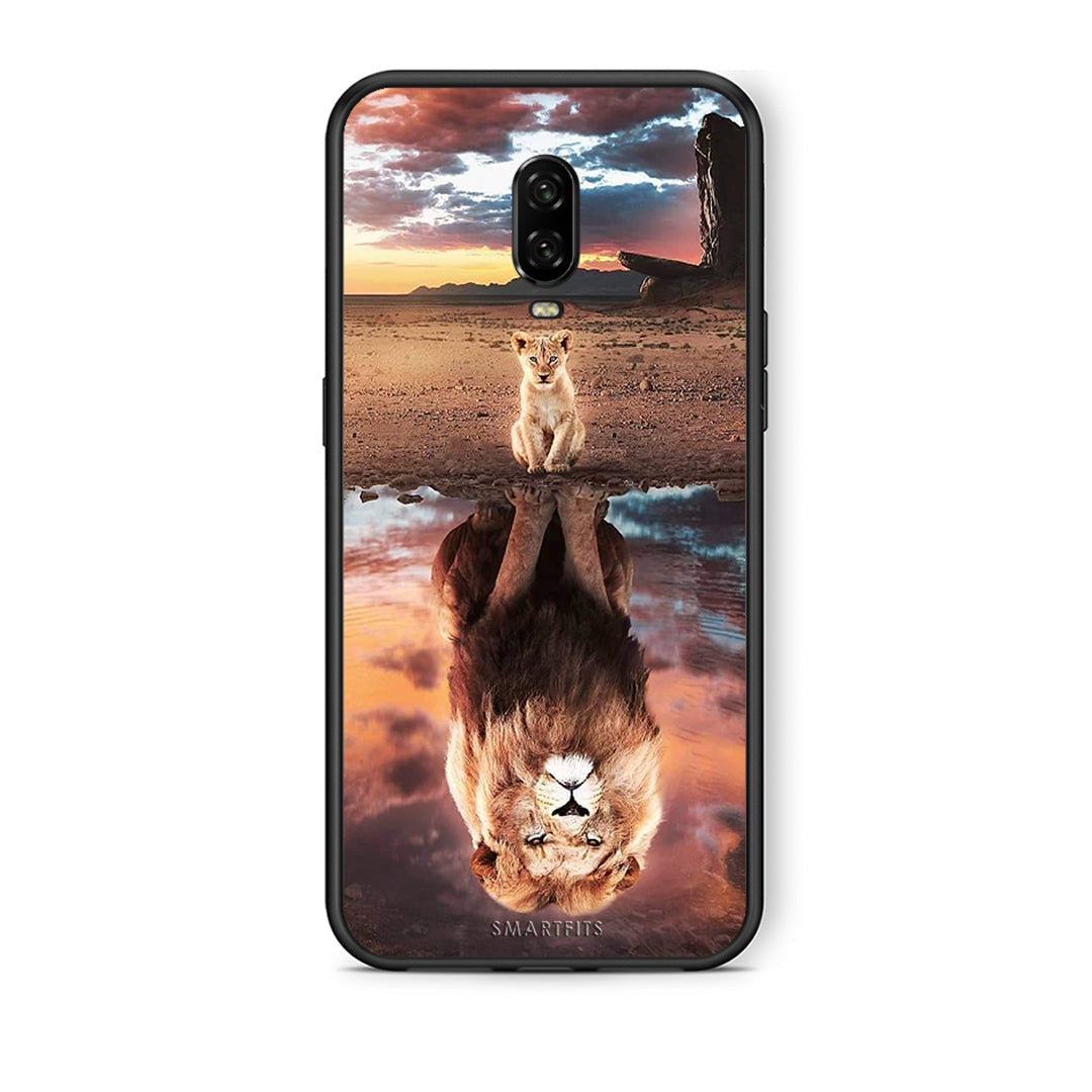 OnePlus 6T Sunset Dreams Θήκη Αγίου Βαλεντίνου από τη Smartfits με σχέδιο στο πίσω μέρος και μαύρο περίβλημα | Smartphone case with colorful back and black bezels by Smartfits