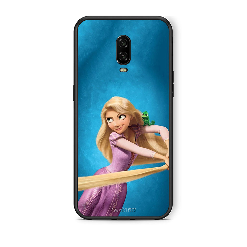 OnePlus 6T Tangled 2 Θήκη Αγίου Βαλεντίνου από τη Smartfits με σχέδιο στο πίσω μέρος και μαύρο περίβλημα | Smartphone case with colorful back and black bezels by Smartfits