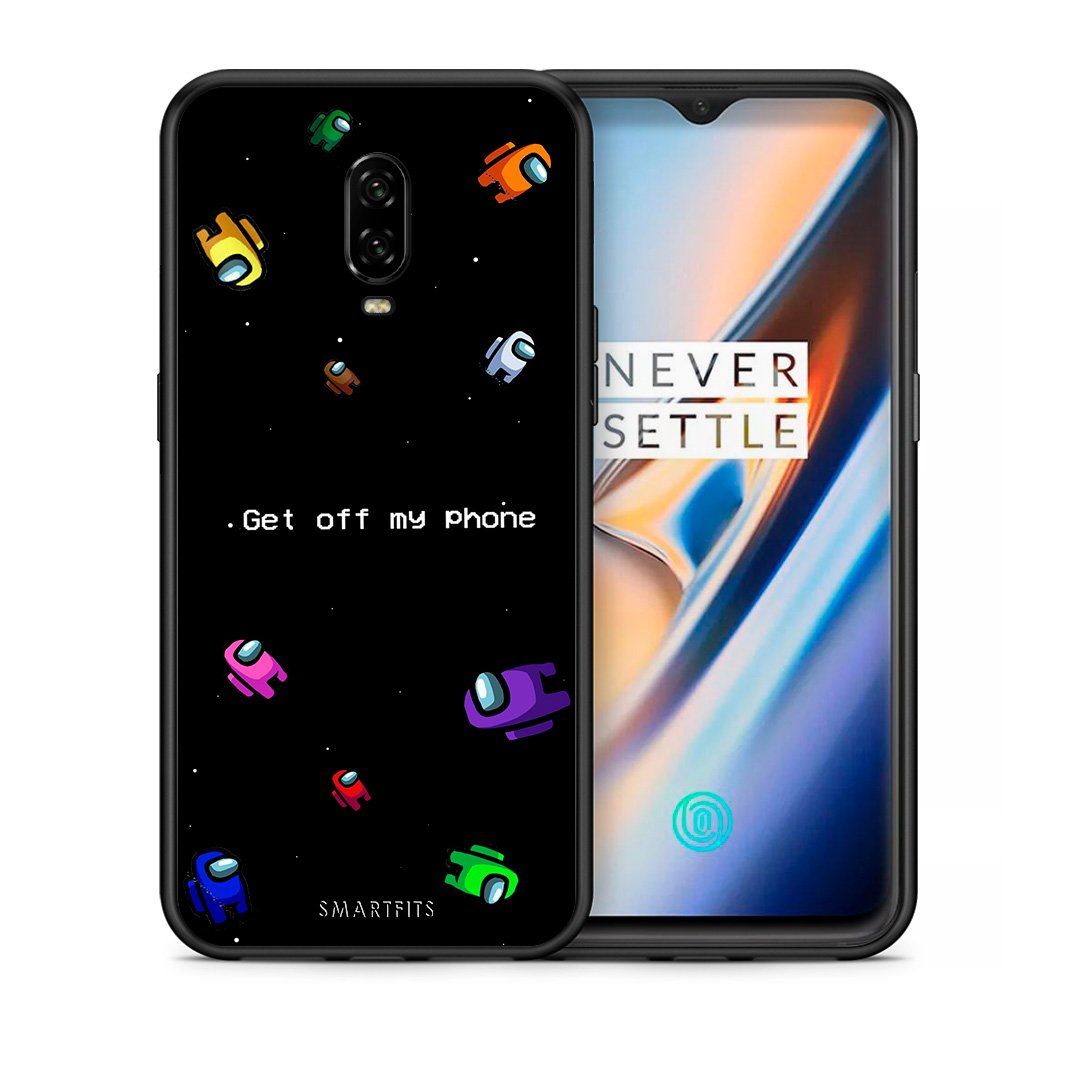 Θήκη OnePlus 6T AFK Text από τη Smartfits με σχέδιο στο πίσω μέρος και μαύρο περίβλημα | OnePlus 6T AFK Text case with colorful back and black bezels