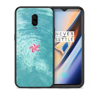 Thumbnail for Θήκη OnePlus 6T Water Flower από τη Smartfits με σχέδιο στο πίσω μέρος και μαύρο περίβλημα | OnePlus 6T Water Flower case with colorful back and black bezels