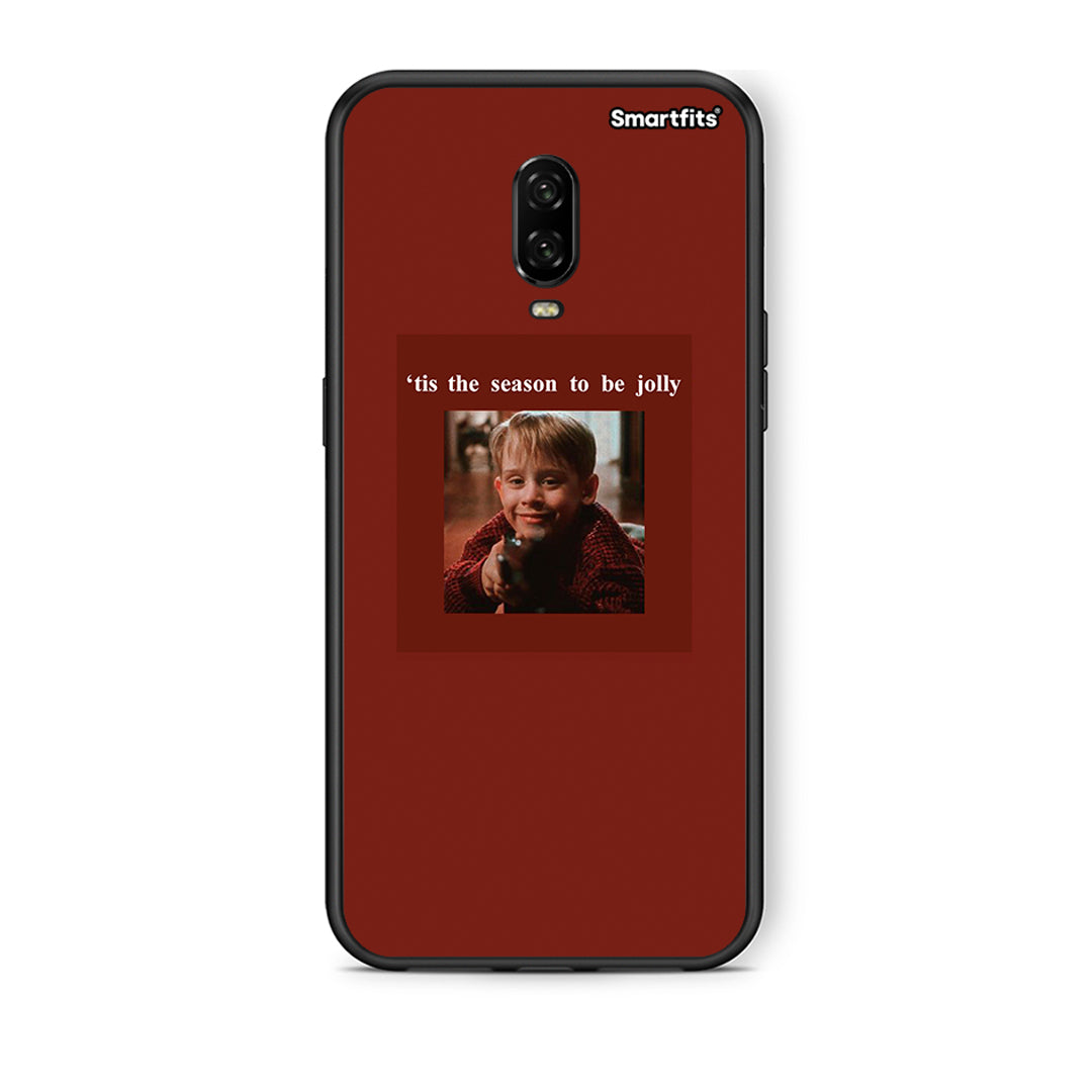 OnePlus 6T Xmas Ultimate Spirit θήκη από τη Smartfits με σχέδιο στο πίσω μέρος και μαύρο περίβλημα | Smartphone case with colorful back and black bezels by Smartfits