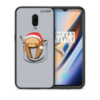 Thumbnail for Θήκη OnePlus 6T Xmas Zzzz από τη Smartfits με σχέδιο στο πίσω μέρος και μαύρο περίβλημα | OnePlus 6T Xmas Zzzz case with colorful back and black bezels