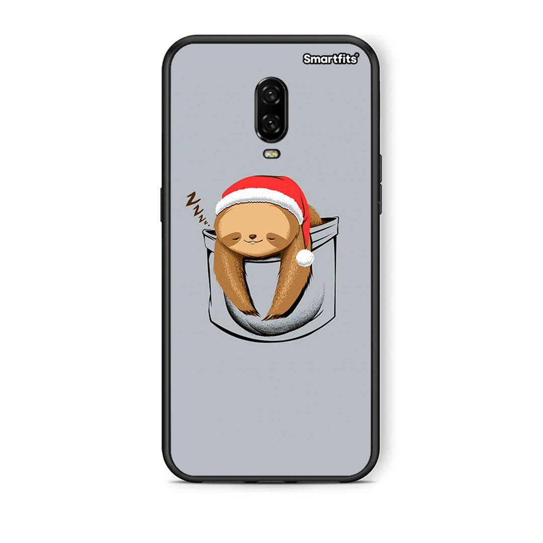 OnePlus 6T Xmas Zzzz θήκη από τη Smartfits με σχέδιο στο πίσω μέρος και μαύρο περίβλημα | Smartphone case with colorful back and black bezels by Smartfits