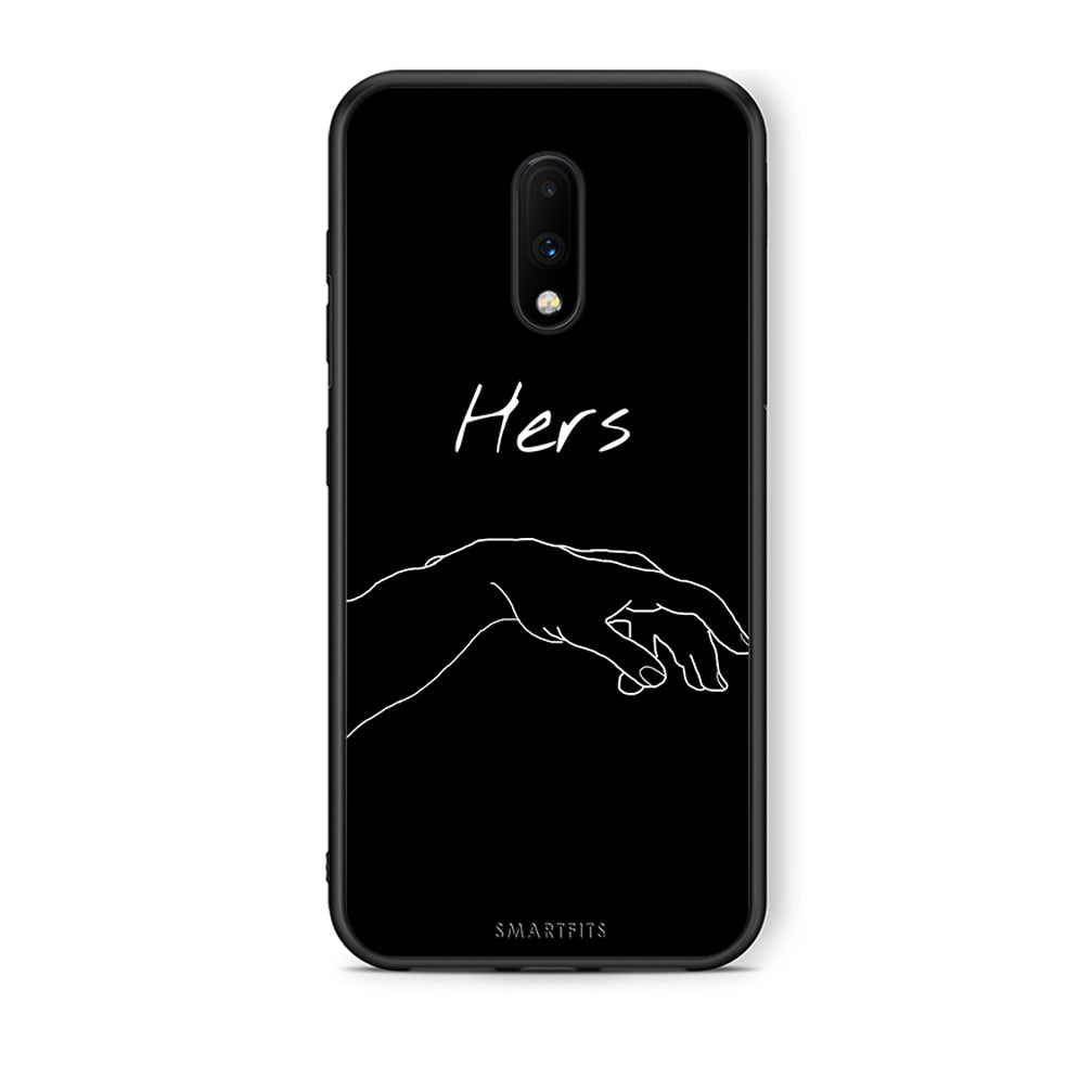 OnePlus 7 Aeshetic Love 1 Θήκη Αγίου Βαλεντίνου από τη Smartfits με σχέδιο στο πίσω μέρος και μαύρο περίβλημα | Smartphone case with colorful back and black bezels by Smartfits