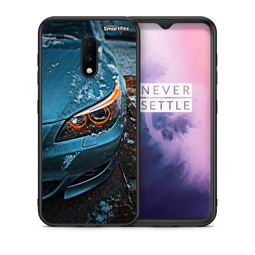 Θήκη OnePlus 7 Bmw E60 από τη Smartfits με σχέδιο στο πίσω μέρος και μαύρο περίβλημα | OnePlus 7 Bmw E60 case with colorful back and black bezels