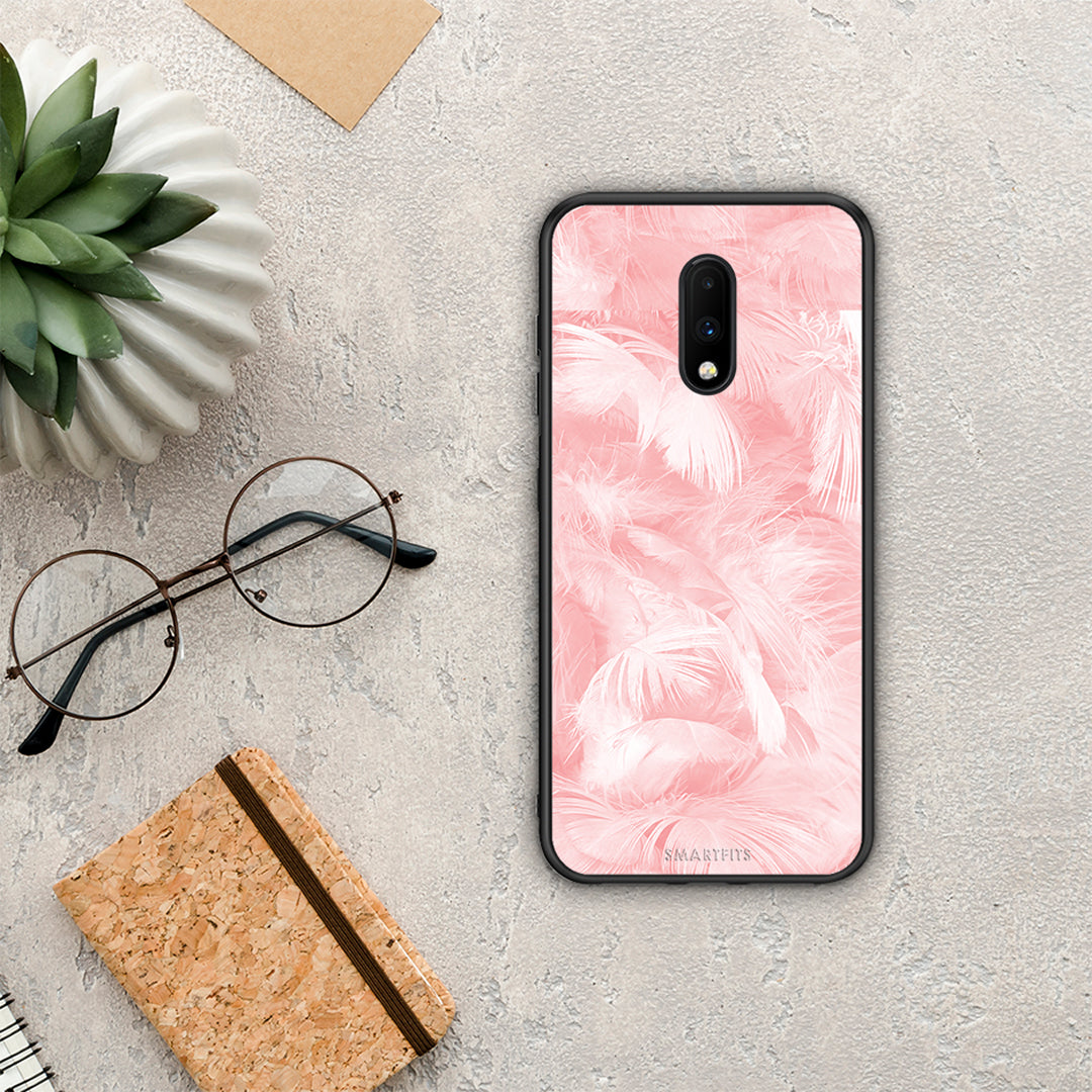 Boho Pink Feather - OnePlus 7 case