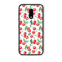 Thumbnail for OnePlus 7 Cherry Summer θήκη από τη Smartfits με σχέδιο στο πίσω μέρος και μαύρο περίβλημα | Smartphone case with colorful back and black bezels by Smartfits
