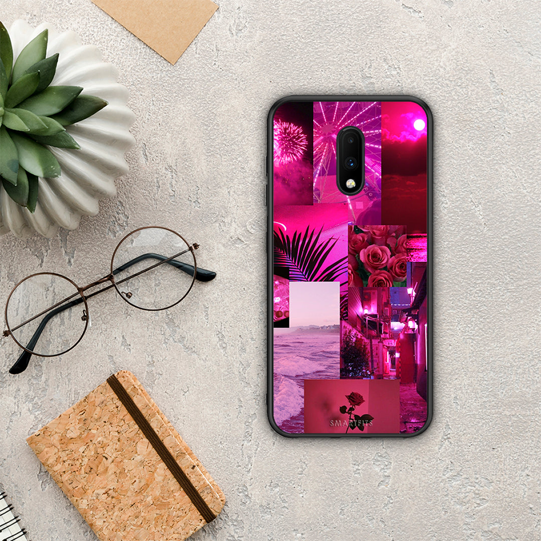 Collage Red Roses - OnePlus 7 case