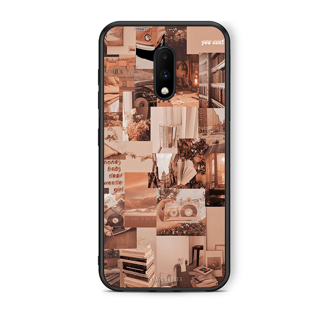 OnePlus 7 Collage You Can Θήκη Αγίου Βαλεντίνου από τη Smartfits με σχέδιο στο πίσω μέρος και μαύρο περίβλημα | Smartphone case with colorful back and black bezels by Smartfits