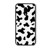 Thumbnail for OnePlus 7 Cow Print θήκη από τη Smartfits με σχέδιο στο πίσω μέρος και μαύρο περίβλημα | Smartphone case with colorful back and black bezels by Smartfits