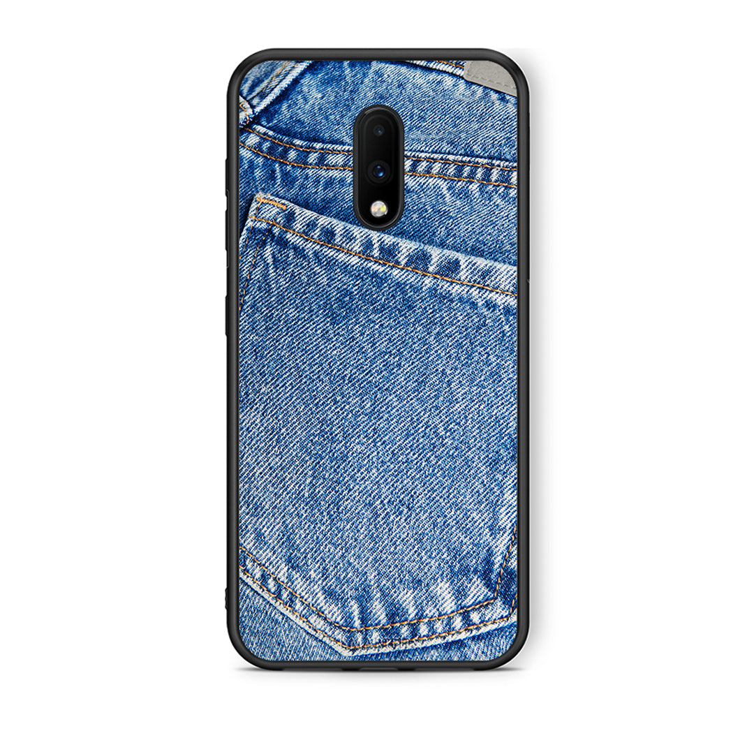 OnePlus 7 Jeans Pocket θήκη από τη Smartfits με σχέδιο στο πίσω μέρος και μαύρο περίβλημα | Smartphone case with colorful back and black bezels by Smartfits