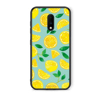Thumbnail for OnePlus 7 Lemons θήκη από τη Smartfits με σχέδιο στο πίσω μέρος και μαύρο περίβλημα | Smartphone case with colorful back and black bezels by Smartfits