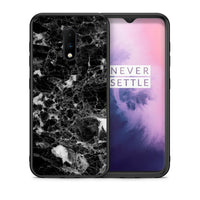 Thumbnail for Θήκη OnePlus 7 Male Marble από τη Smartfits με σχέδιο στο πίσω μέρος και μαύρο περίβλημα | OnePlus 7 Male Marble case with colorful back and black bezels