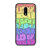Thumbnail for OnePlus 7 Melting Rainbow θήκη από τη Smartfits με σχέδιο στο πίσω μέρος και μαύρο περίβλημα | Smartphone case with colorful back and black bezels by Smartfits