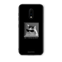 Thumbnail for OnePlus 7 Meme Cat θήκη από τη Smartfits με σχέδιο στο πίσω μέρος και μαύρο περίβλημα | Smartphone case with colorful back and black bezels by Smartfits